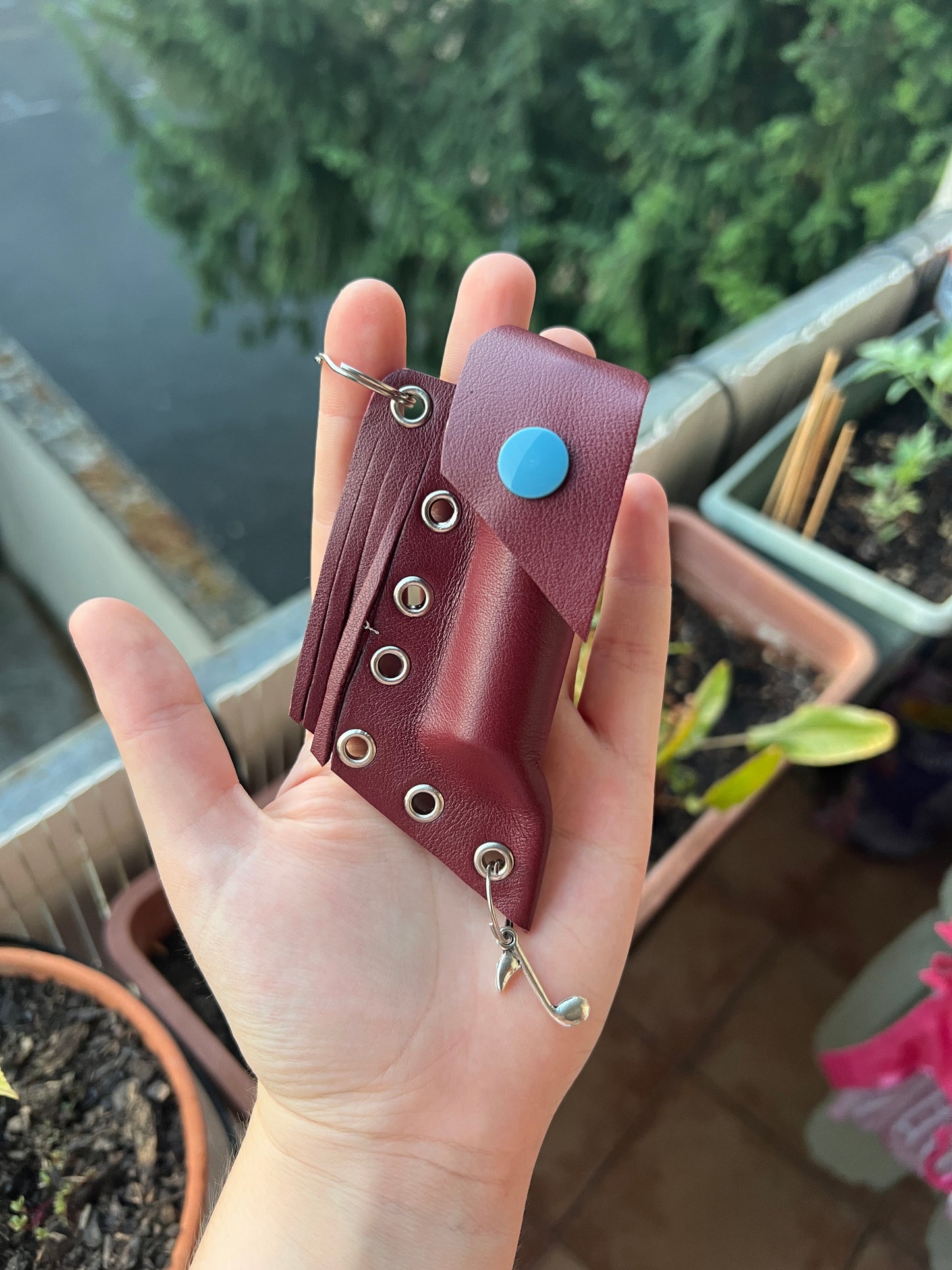 Étui à rouge à lèvres en CUIR