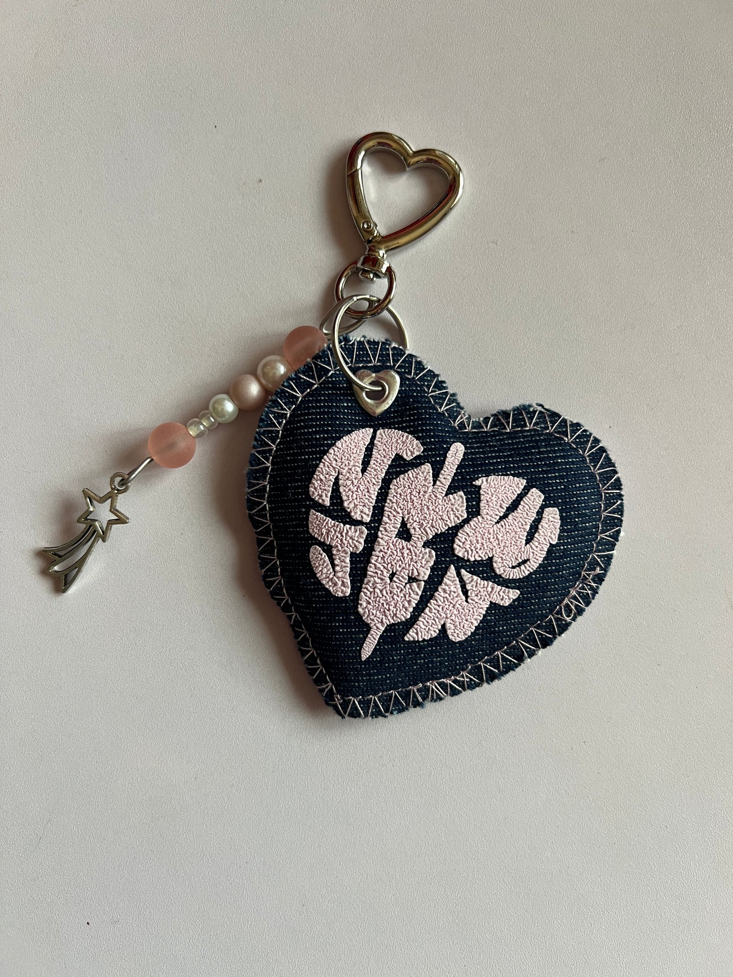 Porte-clés coeur "NewJen"
