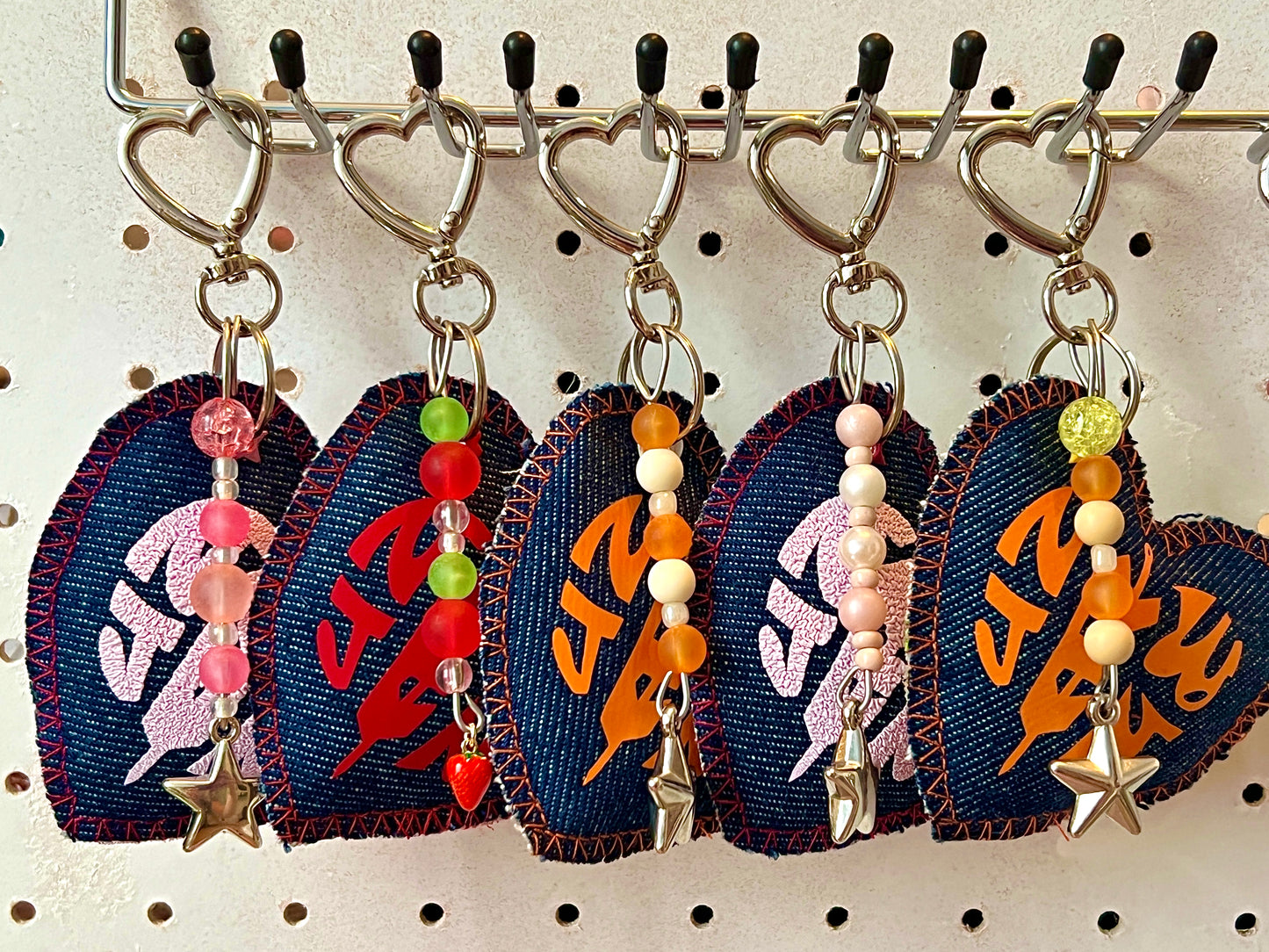 Porte-clés coeur "NewJen"