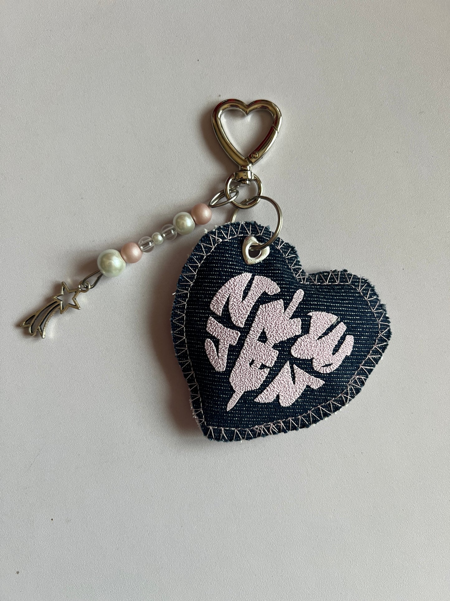 Porte-clés coeur "NewJen"