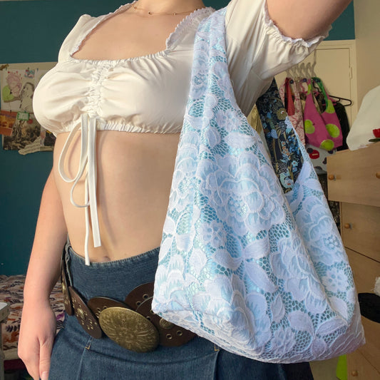 Sac d'épaule ALYA - bleu glacier